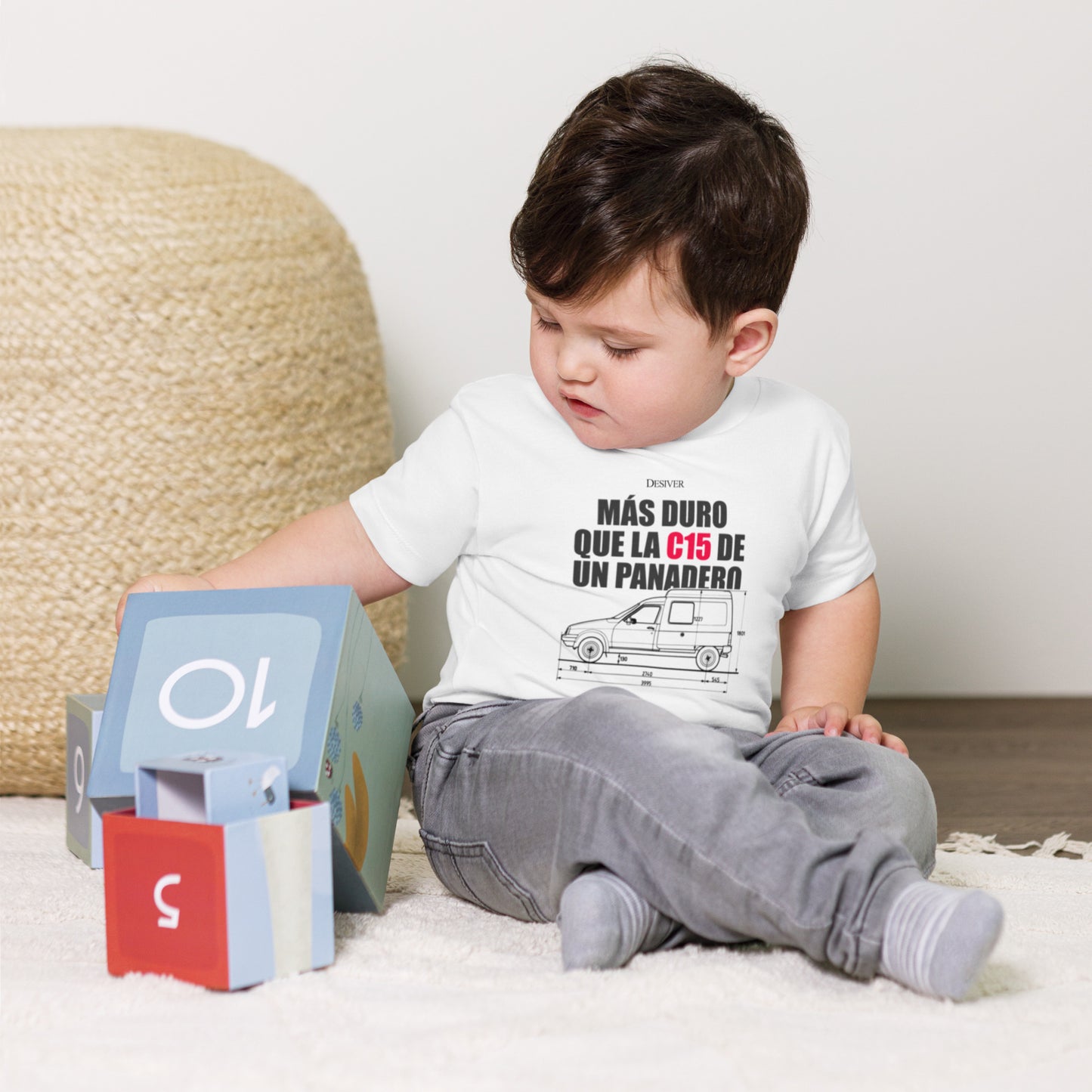 Camiseta de manga corta de C15 para niño